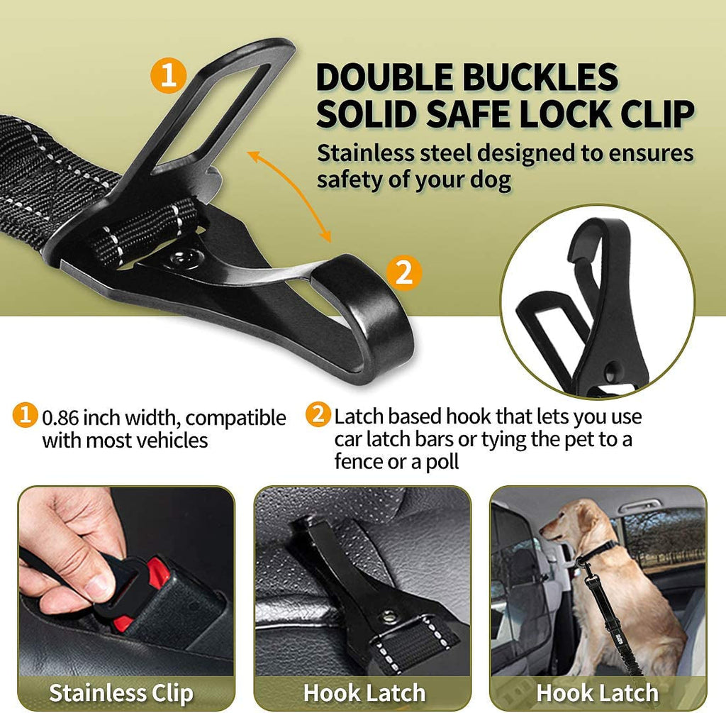 Dog Seat Belt Set