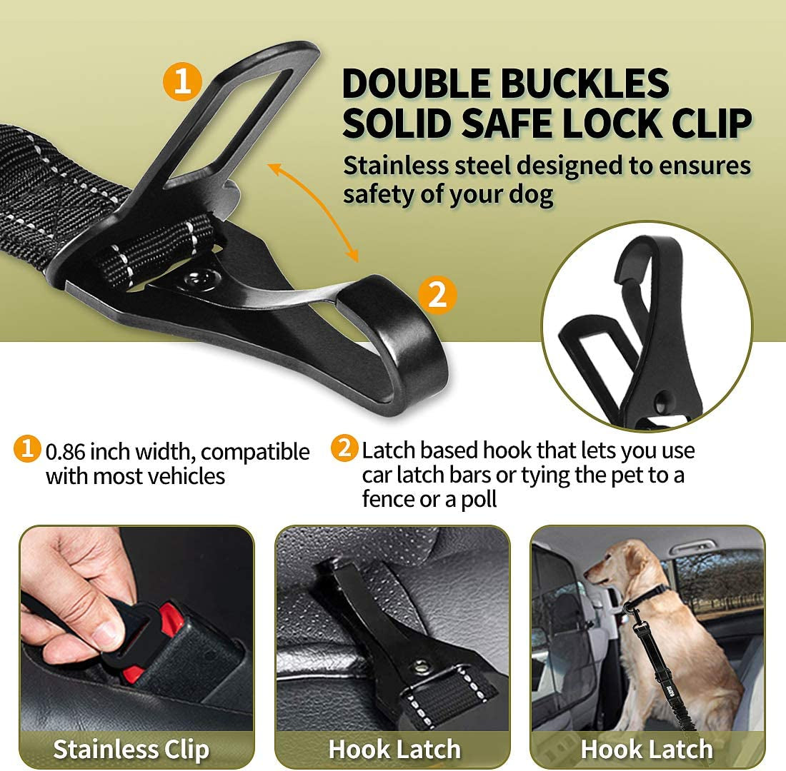 Dog Seat Belt Set