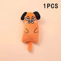Cartoon animal toys are durable and bite resistant plush and interactive pet toys are suitable for cats to play at home