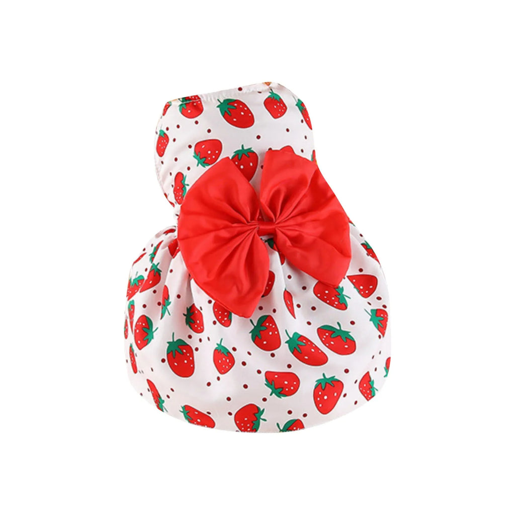 Pet Dress Soft Comfortable Sleeveless Floral Outfit for Cats And Dogs Perfect for Daily Wear Special Occasions Dog Skirts