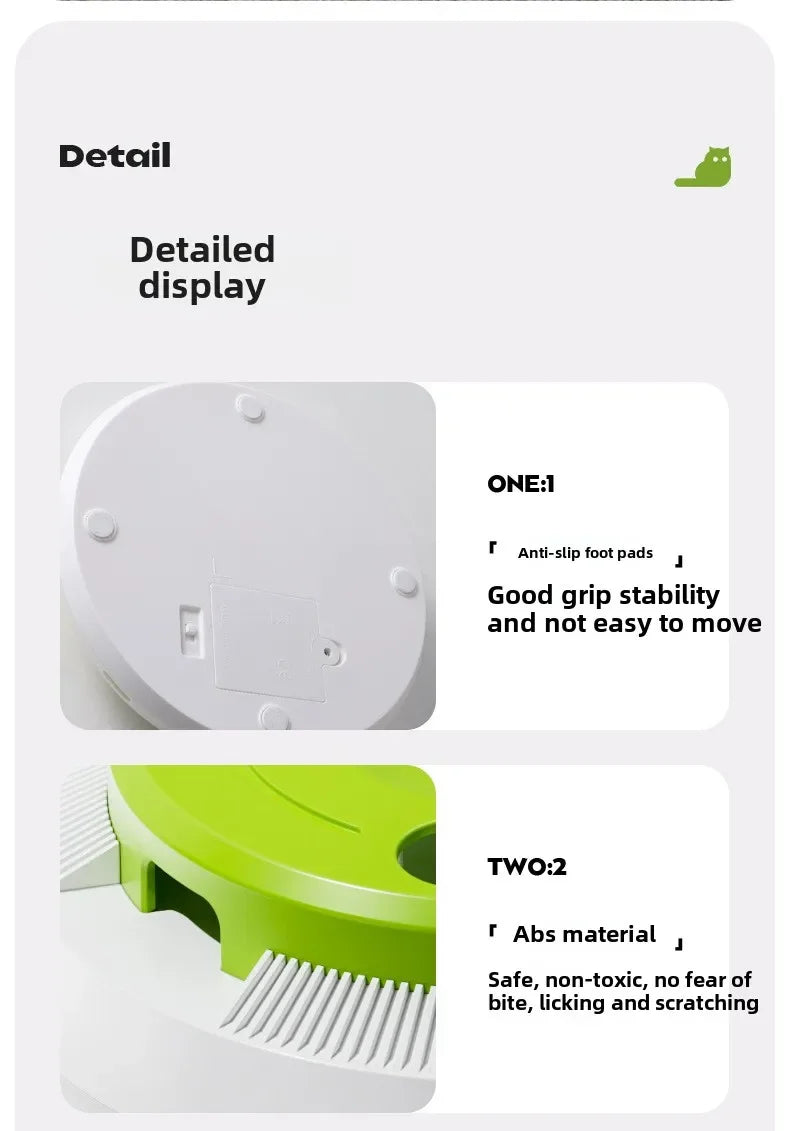 Cat toys Self-Hi Electric Toys Smart Boredom Toys Cat Turntable Into Kittens Automatic Teaser Cat Sticks Pet Supplies