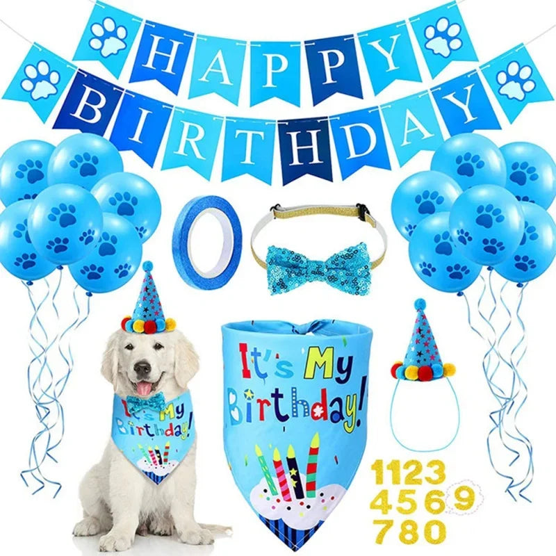 Happy Birthday Decoration Dog