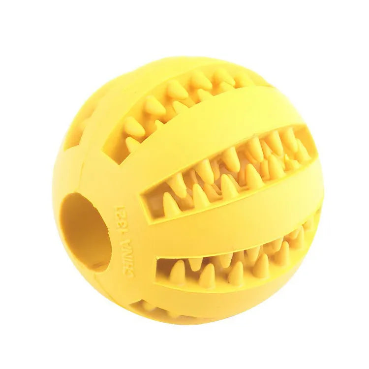Dog Toy Ball, Dog Pet Food Treat Feeder Chew Tooth Cleaning Ball
