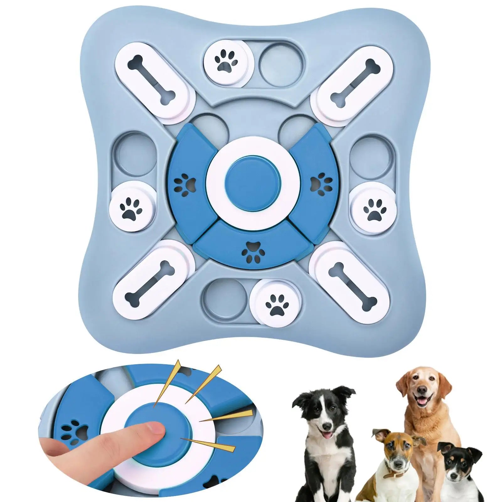 Dog Toys Slow Feeder Interactive Increase Puppy IQ Food Dispenser Training Game