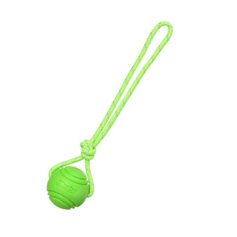 Dog Ball with Rope Exercise and Training Toy for Small Medium Dogs Interactive Pull Throw Toy for Indoor Outdoor