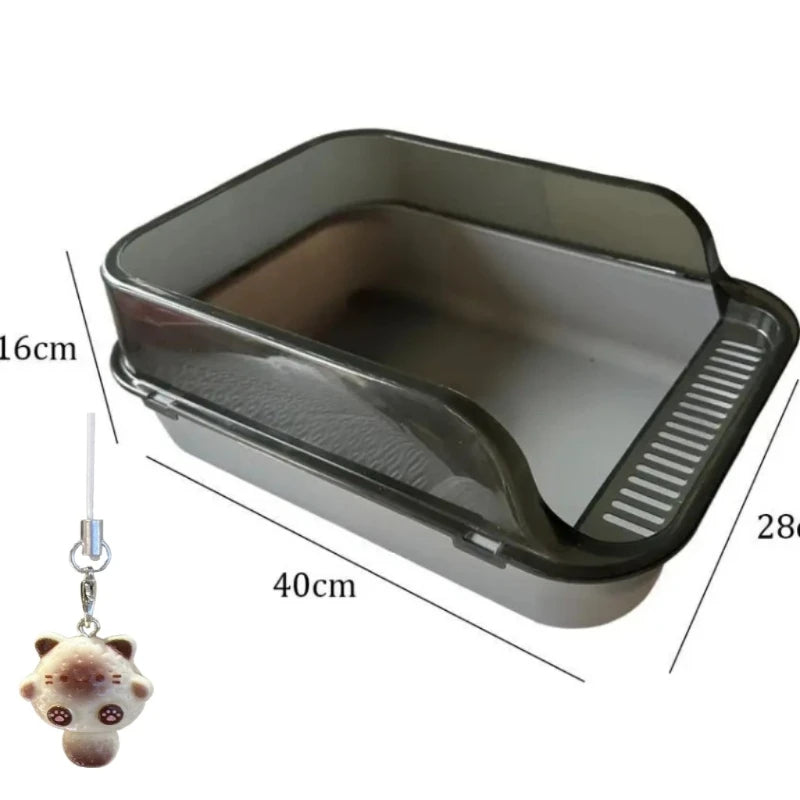 No-Splash Cat Litter Tray Set - XXL Size w/Bonus Scoop