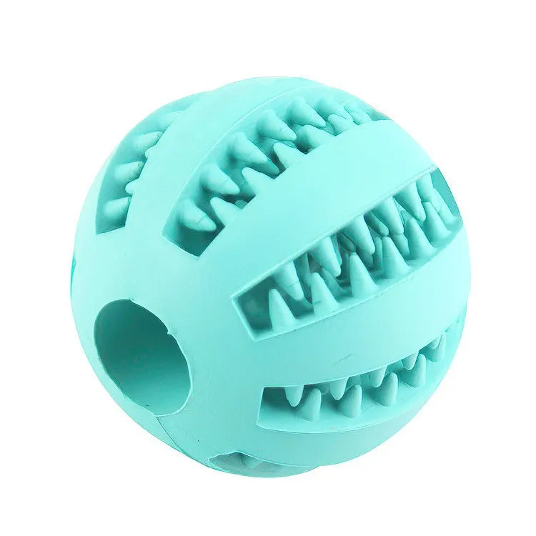 Dog Toy Ball, Dog Pet Food Treat Feeder Chew Tooth Cleaning Ball