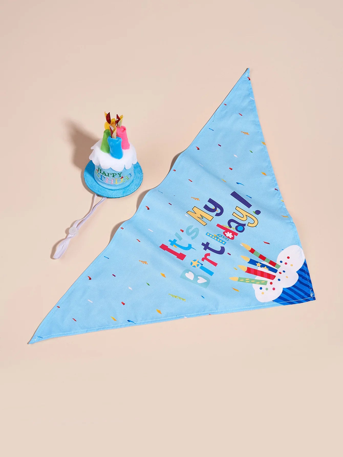 Dog Happy Birthday Decoration Dog Costume Hats Bowknot Bandana Neckerchief