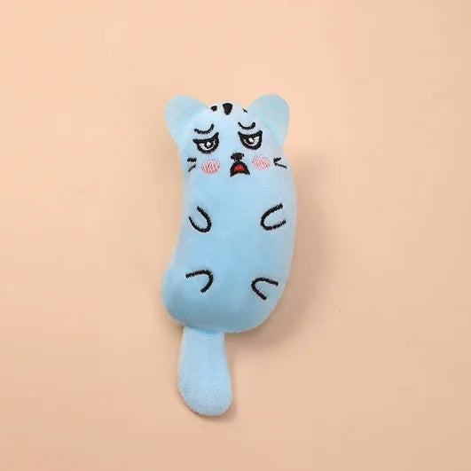 Cartoon animal toys are durable and bite resistant plush and interactive pet toys are suitable for cats to play at home