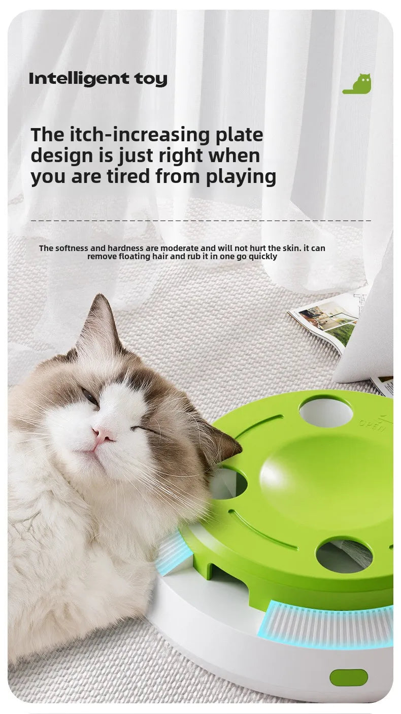 Cat toys Self-Hi Electric Toys Smart Boredom Toys Cat Turntable Into Kittens Automatic Teaser Cat Sticks Pet Supplies