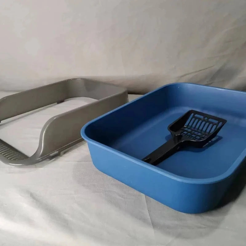 No-Splash Cat Litter Tray Set - XXL Size w/Bonus Scoop