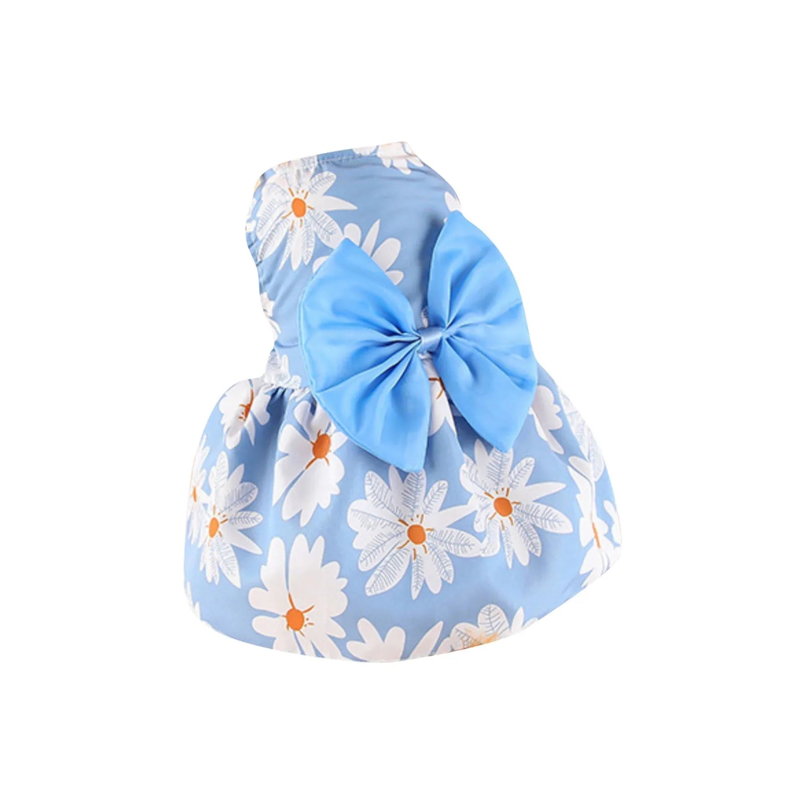 Pet Dress Soft Comfortable Sleeveless Floral Outfit for Cats And Dogs Perfect for Daily Wear Special Occasions Dog Skirts