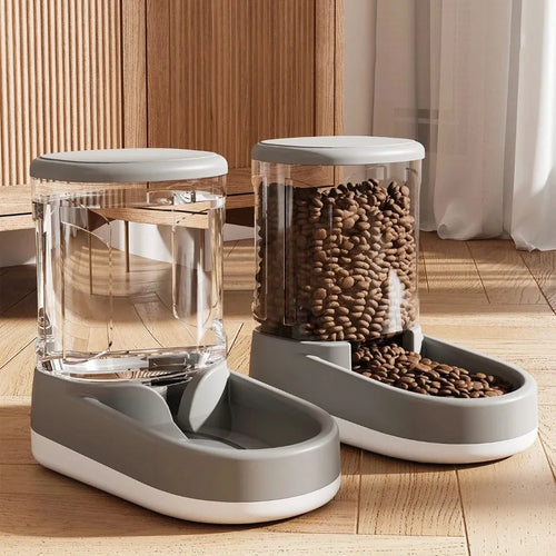 3.8L Large Capacity Pet Feeder Water Modern Design Dispenser Food Grade PP Material Anti Slip Bottom Design for Dog Cat Feeding