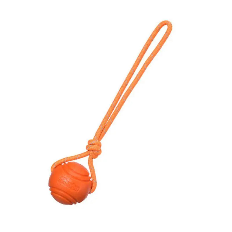 Dog Ball with Rope Exercise and Training Toy for Small Medium Dogs Interactive Pull Throw Toy for Indoor Outdoor