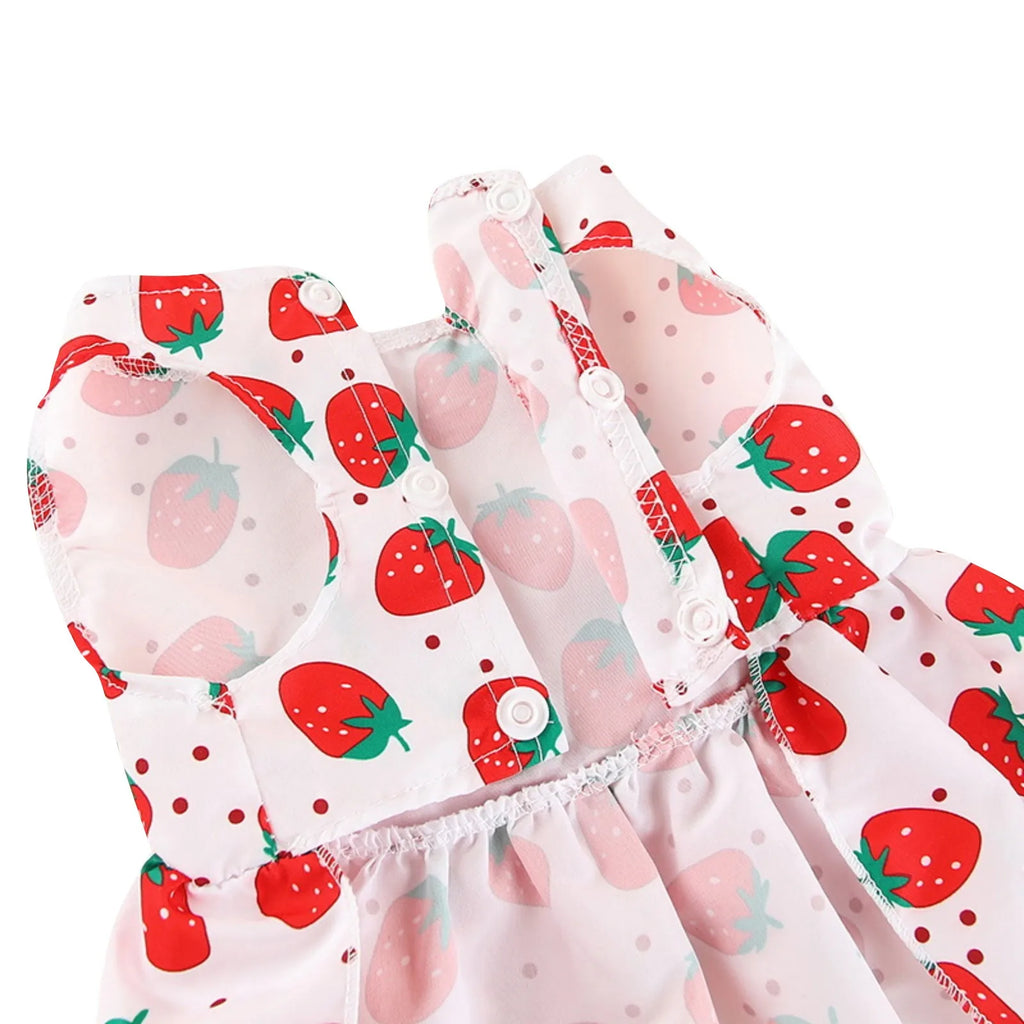 Pet Dress Soft Comfortable Sleeveless Floral Outfit for Cats And Dogs Perfect for Daily Wear Special Occasions Dog Skirts