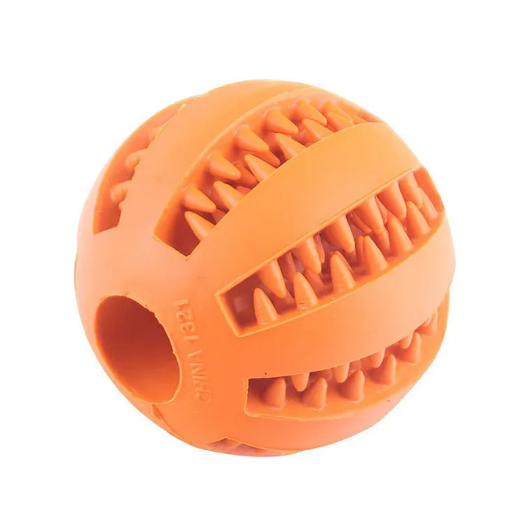 Dog Toy Ball, Dog Pet Food Treat Feeder Chew Tooth Cleaning Ball