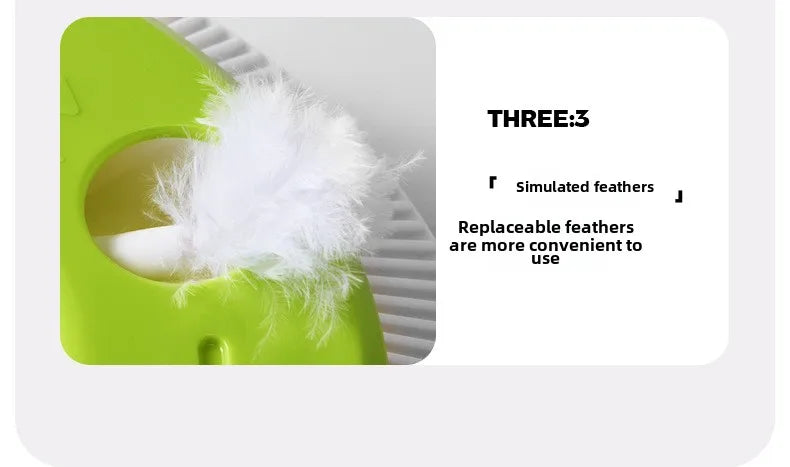 Cat toys Self-Hi Electric Toys Smart Boredom Toys Cat Turntable Into Kittens Automatic Teaser Cat Sticks Pet Supplies