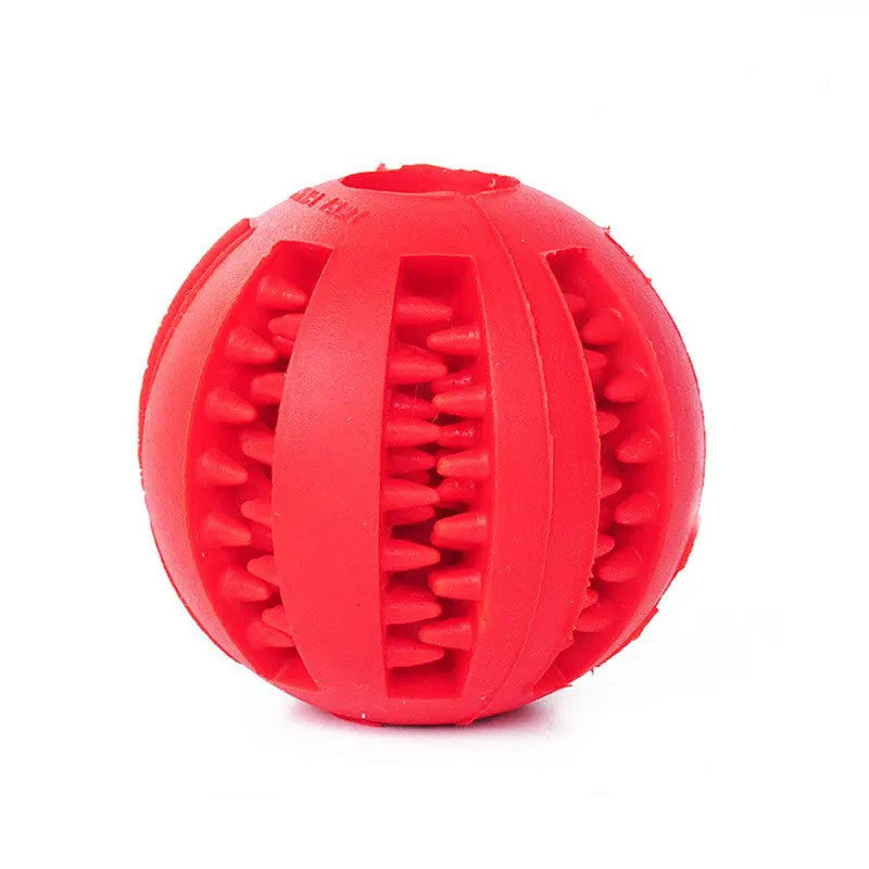 Dog Toy Ball, Dog Pet Food Treat Feeder Chew Tooth Cleaning Ball