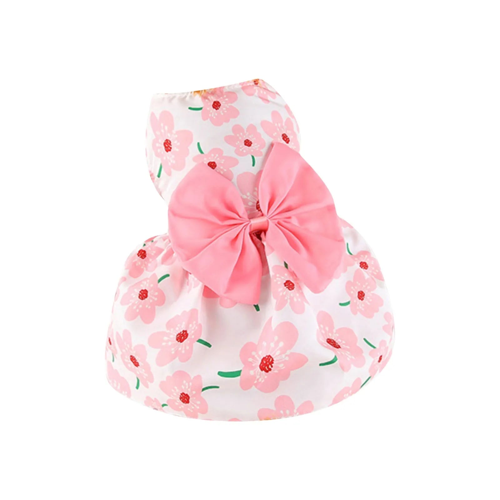 Pet Dress Soft Comfortable Sleeveless Floral Outfit for Cats And Dogs Perfect for Daily Wear Special Occasions Dog Skirts