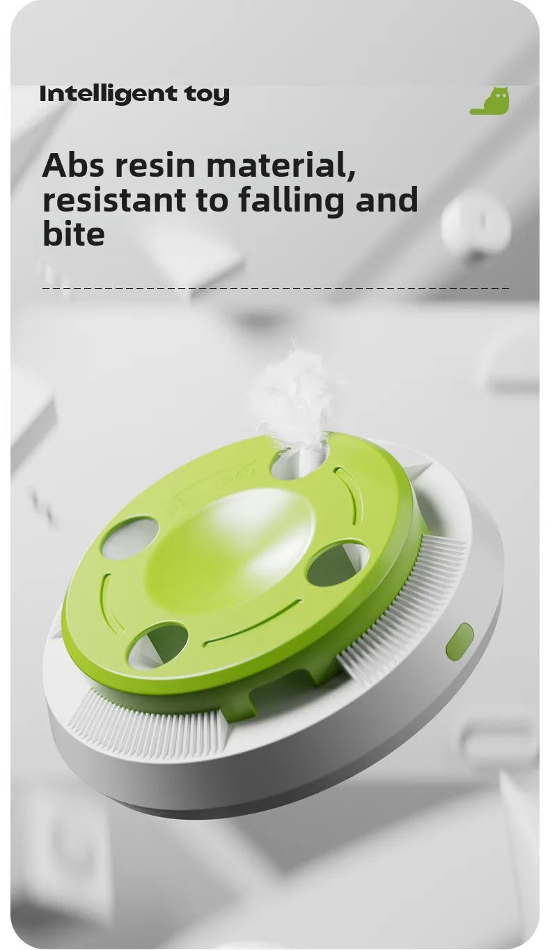 Cat toys Self-Hi Electric Toys Smart Boredom Toys Cat Turntable Into Kittens Automatic Teaser Cat Sticks Pet Supplies