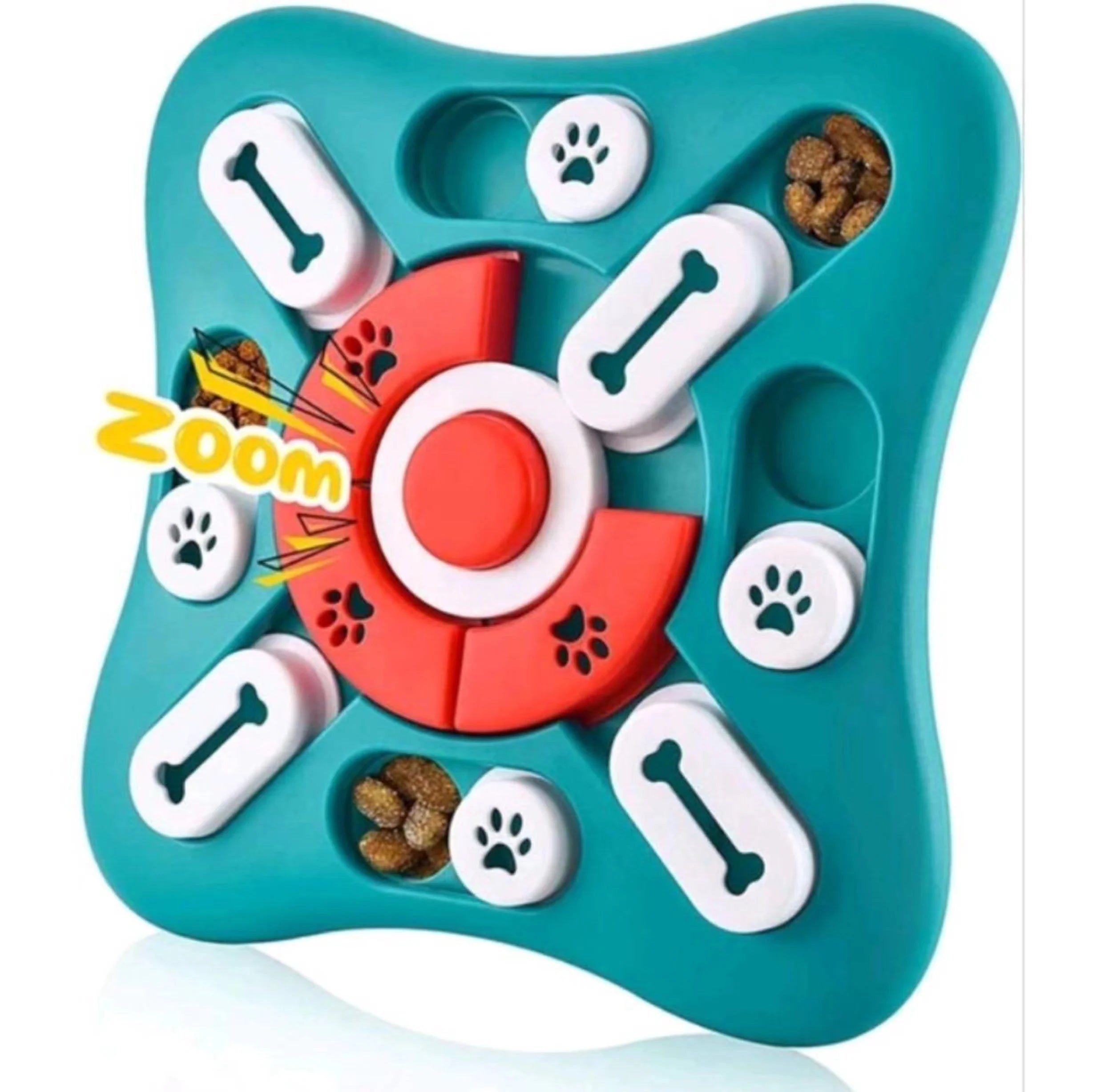 Interactive Puzzle Food Feeder for Small Big Pet Dogs  Slow Feeder IQ Training Mental Enrichment Game Toys Dog Treat Puzzle Disp